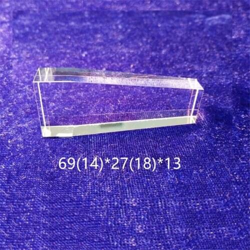 69(14)*27(18)*3mm custom made gemstones and quartz material high reflective light guide mirror solar power prism for sale
