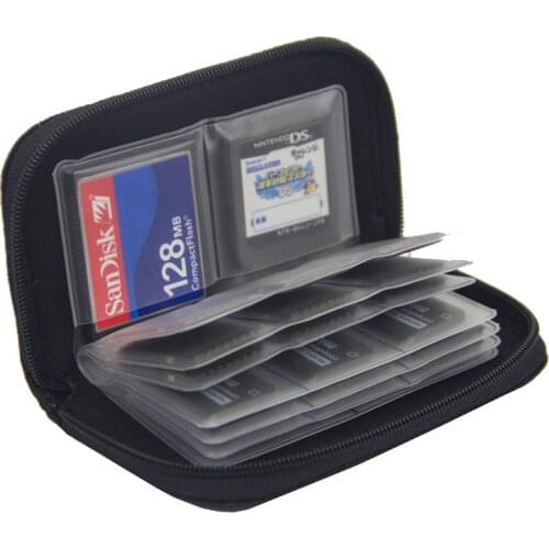 BIZOE Memory Card Storage Wallet Case Bag Holder CF SD Micro SD TF Micro SD Card mini 22 Slots Camera Phone