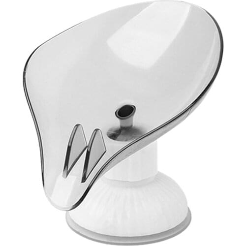 Suction Cup Soap Dish Holder Rotatable Bathroom Soap Box Draining Tray Plate Rack Sponge Brush Shelf For Kitchen Basin Supplies
