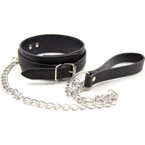 PU Leather Bdsm Collar Locked Fetish Slave Dog Role Play Bondage Couple Sex Flirt Adult Game Toys Women Sexy Erotic Products