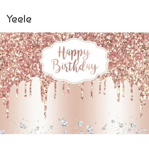Yeele Photocall Birthday Backdrop Glitter Dots Diamond Party Decor Portrait Background Photography For Photo Studio Photographic