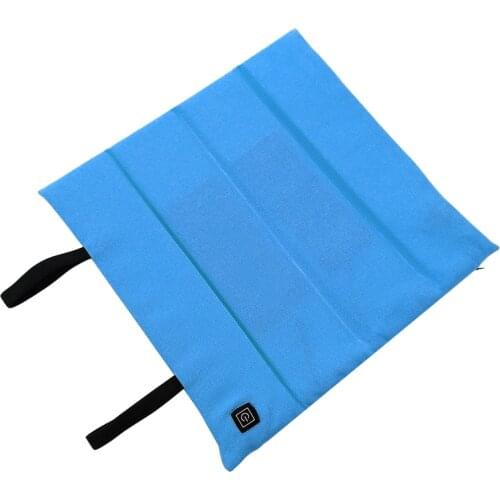 Battery Heated Thermal Seat Mat Folded USB Rechargeable Graphene Electric Heating Pad Portable Outdoor Cushion 3 Heat Settings