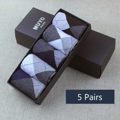 5 Pairs 2020 Spring Autumn Male Breathable High Quality Casual Business Cotton Solid Color Elastic Socks Man Gift