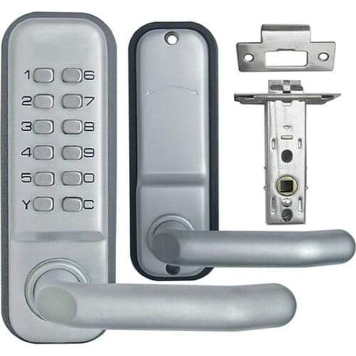 Password Door Locks Entry Digital Mechanical Code Keypad Keyless Zinc Alloy Waterproof 2th Generation Entry for School Dormitory