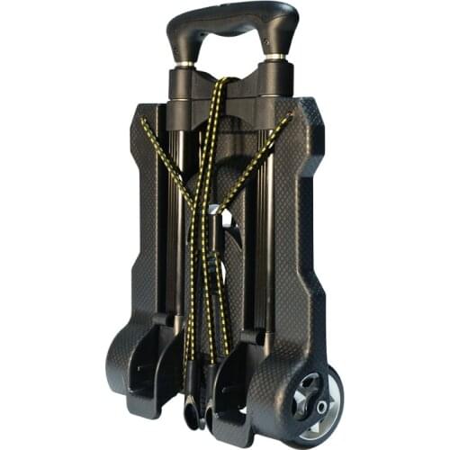 Shopping Cart Folding Hand In Hand To Pull Fans You Aluminum Alloy Pull Rod Luggage Cart Home Shopping Cart Small Cart