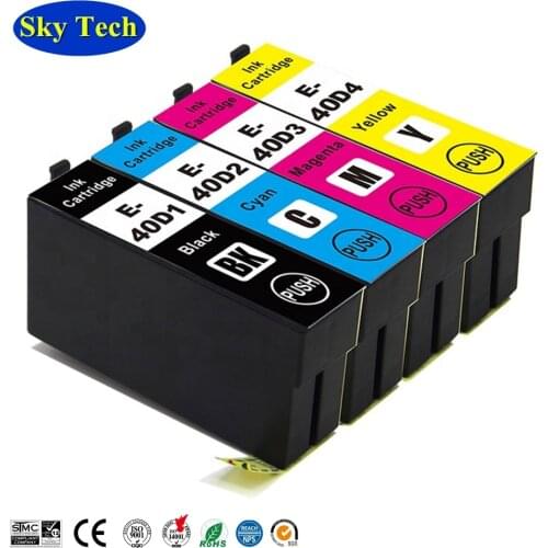 Compatible Ink Cartridge For 40D1 - 40D4 , T40D1 For Epson SureColor SC-T3100 / SC-T5100 series printer