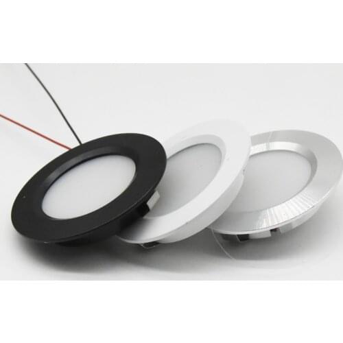 2inch Recessed Downlight 3W 5W 7W 12V LED Ceiling Light Ultra Thin Under Cabinet Kitchen Bedroom Bulbs Lamp Spot Lighting