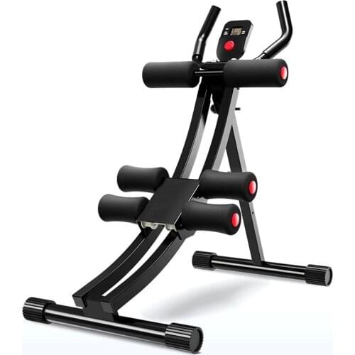 Vertical Abdomen Machine Handrail Abdominal Roller Coaster Indoor Fitness Muscle Training Device Adjustable Abdominal Trainer