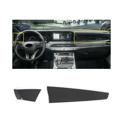 LHD Inner Dashboard Middle Console Stripe Trim 2pcs For Hyundai Palisade 2020