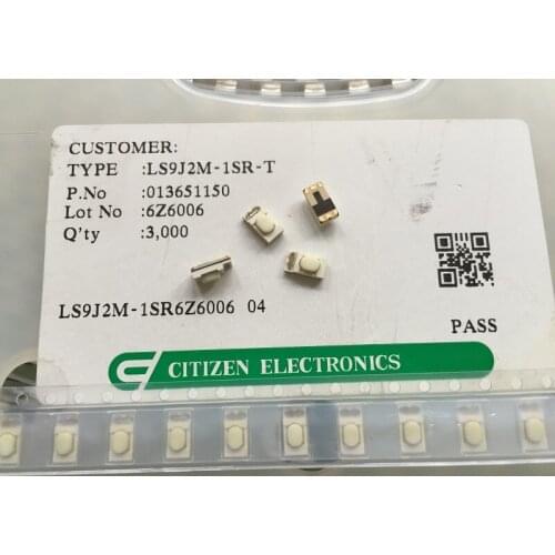 Japan Citizen LS9J2M-1SR-T with led light Tact Switch 3.2*6*2.5 Red Glow