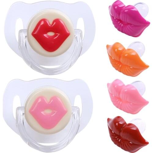 Funny Baby Pacifiers Food Grade Silicone Nipple Teethers Toddler Pacifier Orthodontic Soothers Teat for Baby Pacifier Gift