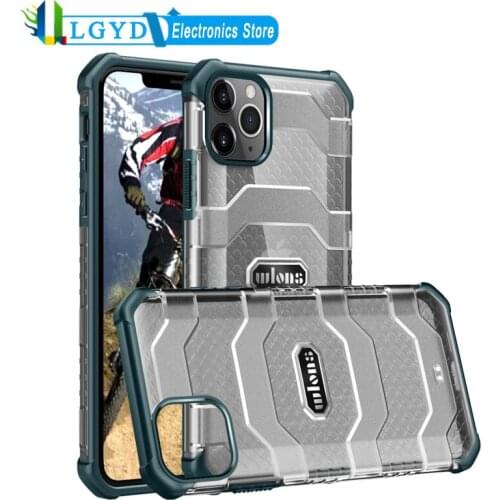 Wlons PC+TPU Protective Case for iPhone 12 Pro Max 12 mini 11 Pro Max 11 Pro 12 11 Phone Back Case Cover