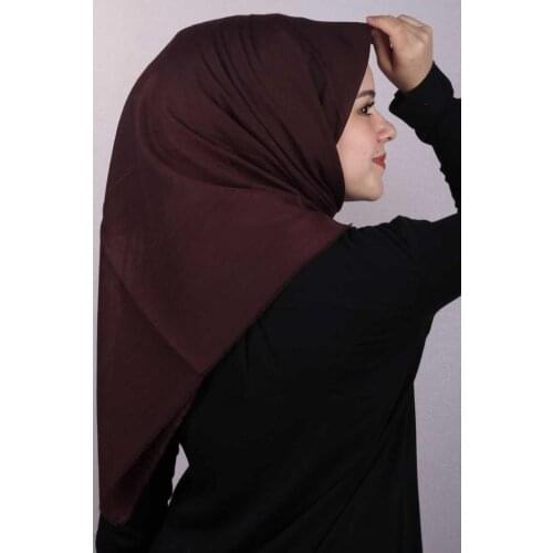 ZÜMRA SOLID COLOR LINEN FLAMLI SCARF-DESEN-01-RENK-01