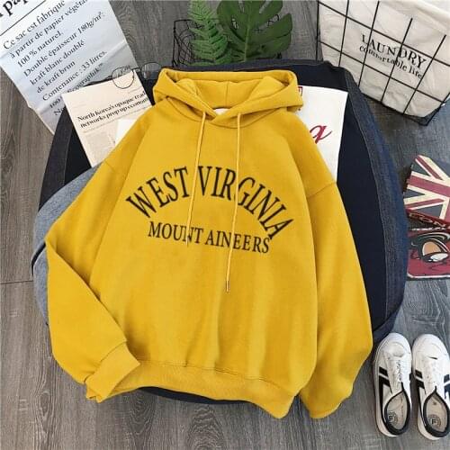 2021 West Virginia Hoodies Sweatshirts Men / Women Pullovers Streetwear Long Sleeves Hooded Casual Fashion Clothes 300