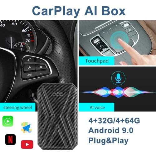 4+64GB Apple Carplay AI TV Box For Volvo S60 S90 XC60 XC40 XC90 V60 V90 2019-2021 Auto Plug & Play Car Box Entertainment System