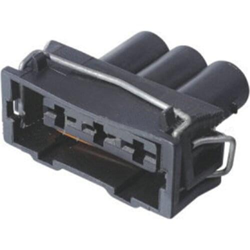 5/10sets 3pin 6.3mm auto female electric wiring harness plug waterproof plastic cable connector