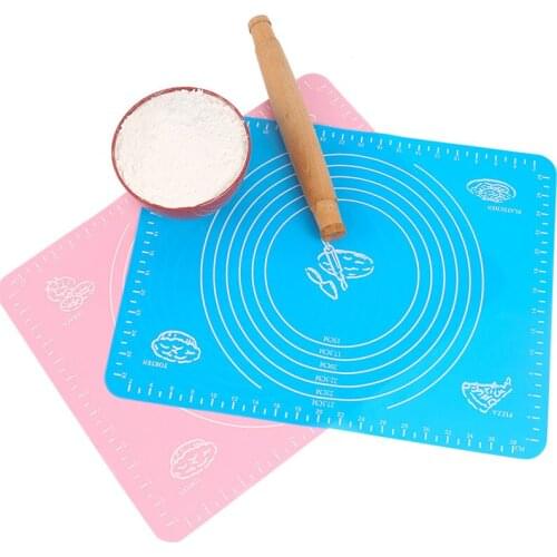 50x40cm Non-Stick Silicone Pastry Baking Mats Cutting Pad Oven Cake Placemat Baking Mats