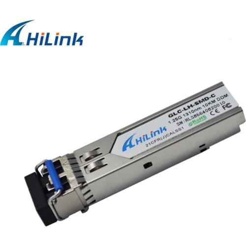 Free Shipping! 2pcs GLC-LH-SMD Double fiber 1000BASE-LX Dual LC 1.25G SFP 1310nm 10Km with DDM