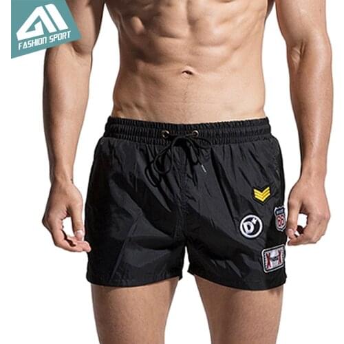 Desmiit Fast Dry Mens Board Shorts Summer Beach Surfing Man Swimming Shorts Athletic Sport Running Hybrid Home Shorts AM2032