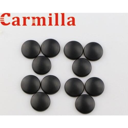 Carmilla 12Pcs Car Door Lock Screw Protection Sticker Waterproof Covers for Peugeot 208 2008 3008 for Kia Sportage R KX5 QL K2