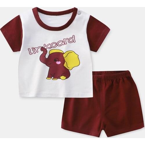 ZWF909 Kids Girls Boys Clothes Set Summer Short Sleeve T-Shirts for Boys Tops Kids Clothing Cartoon Girls TShirt Clothes Tee