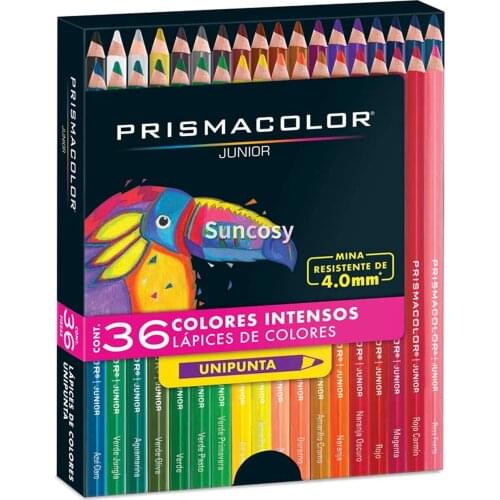 Prismacolor Colored Pencils Set, Pack of 36,Junior 4.0mm,Prismacolor Junior color pencil set,children coloring books colouring