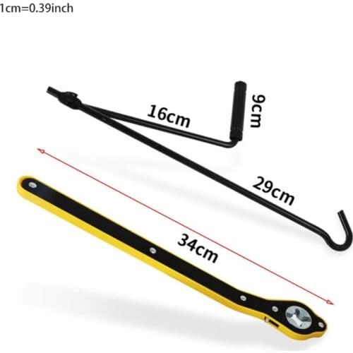 Auto Jack Ratchet Wrench of Labor-Saving Desigh Car Jack & Lug Wrench Handle Scissor Jack Garage Tire Wheel Lug Wrench