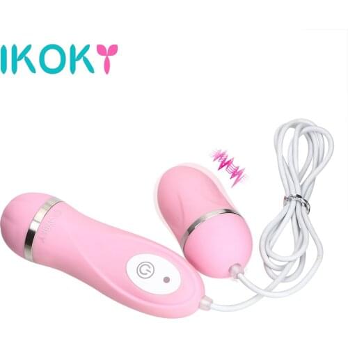 IKOKY Sex Toys for Women Bullet Vibrator Remote Control 10 Speeds G-Spot Massager Mute Vibrating Egg Female Masturbation