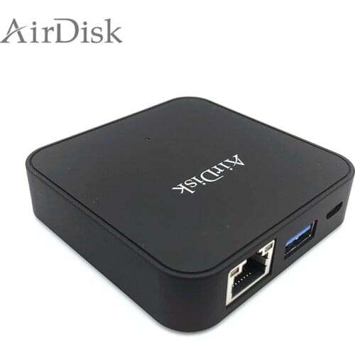 Airdisk Q2 Mobile network hard disk USB 3.0 2.5" Home Smart Network Cloud Storage Multi-person sharing Mobile Hard Disk Box
