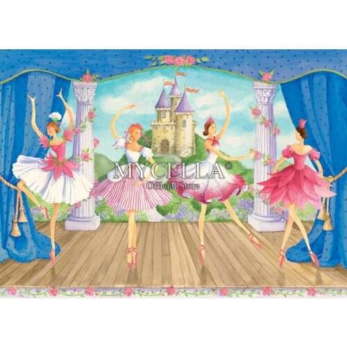 Cartoon 5d Diy Diamond Painting Ballet & Dance People Cross Stitch Diamond Embroidery Fairytale Ballet Mosaic Home Decor Gift