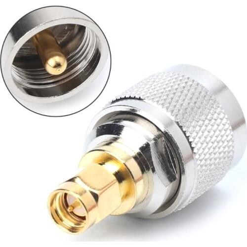 PL259 UHF Plug Male Nickel plating To SMA Male Plug Gold plating RF Connector #RW1209