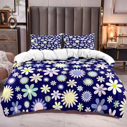 Flowers Duvet Cover Botanical Comforter Cover Floral Kids Bedding Duvet Cover Teens Adults Quilt Cover Zipper Closure