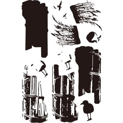 Bird Transparent Clear Stamps for DIY Scrapbooking/Card Making/Kids Christmas Fun Decoration Supplies