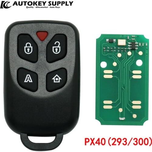 Remote Key For Positron Alarm System, PX40 - Double Program (293/300) AutokeySupply AKBPCP100