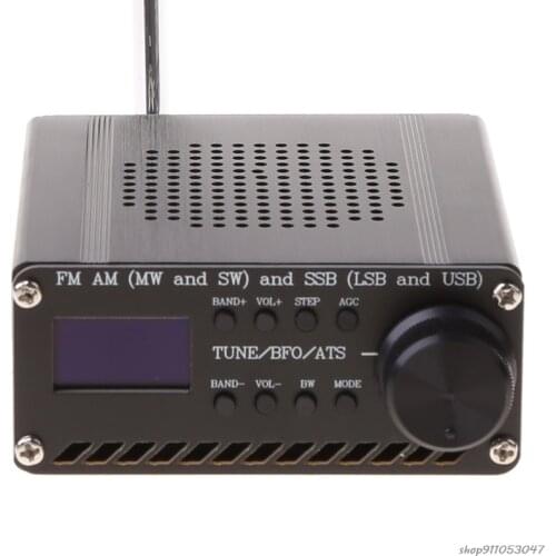 Assembled SI4732 All Band Radio Receiver FM AM (MW&SW) SSB (LSB&USB) with lithium battery+Antenna+Speaker+Case M25 21 Wholesales