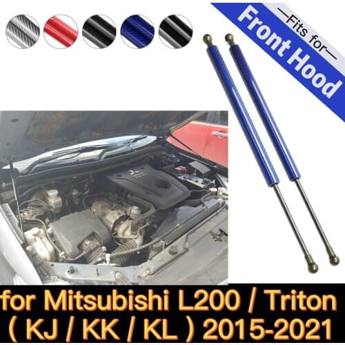 Hood Struts for 2015-2021 Mitsubishi L200 Triton Strada Fiat Fullback Ram 1200 Front Bonnet Lift Supports Shock Dampers Absorber