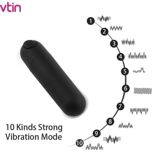 10 Speed Bullet Vibrator Strong Vibrating Vibration Sex Toys For Woman Erotic G-spot Massager Sex Shop USB Rechargeable