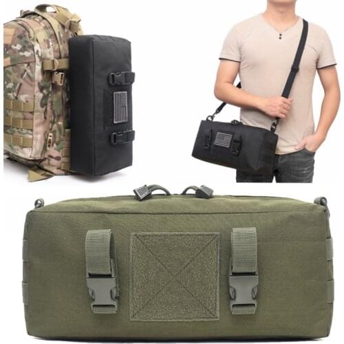 Military Tactical Backpack Army Molle System Waist Shoulder Bag Outdoor Camping Hiking Nylon EDC Sling Pack Hunting Accessories