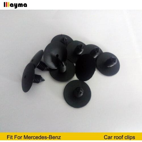 20PCS Plastics clip for Mercedes Benz C class roof Clips Car ceiling Clips Auto Car Accessories for Renault Megane Clio Scenic
