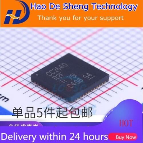 10PCS/LOT CC2640R2FRGZR Radio Frequency Microcontroller CC2640R2F VQFN48new Original In Stock