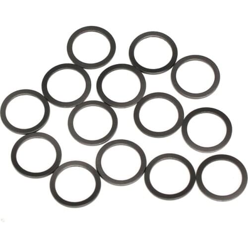 100pcs M0.96 nylon graphite washer flat washers plastic gasket ultra-thin gaskets high quality high temperature resistance black