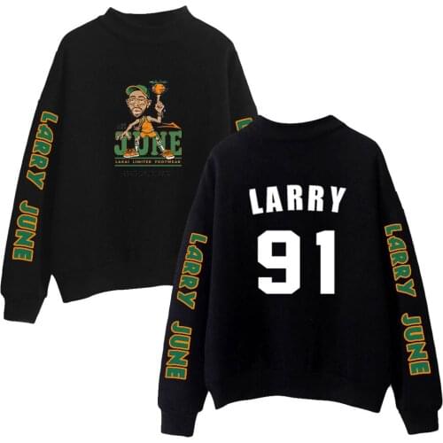 2021 Harajuku Larry June 2D Print Hooded Women/Men popular Clothes Harajuku Casual High collar hoodies