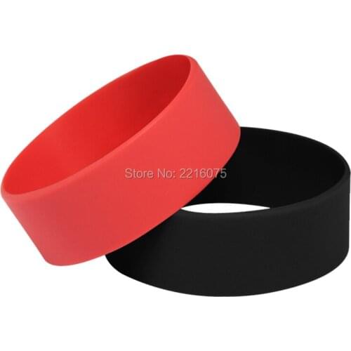300pcs One Inch Wide Big Rubber Simple wristband silicone bracelets free shipping by DHL express