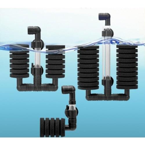 Aquarium Sponge Filter Fish Tank Shrimp Pond Air Pump Skimmer Biochemical Sponge Filter Aquarium Filter
