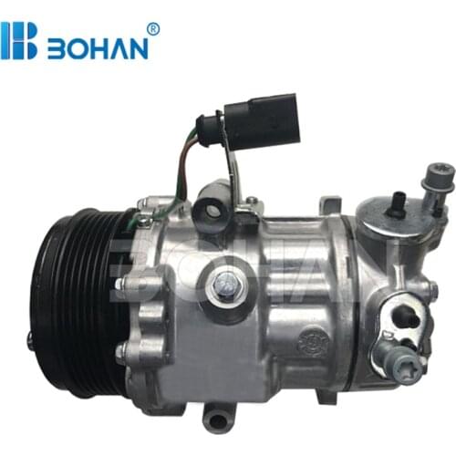 SD6V12 auto ac compressor for Volkswagen Polo IV (9N) 2001-2010 1152808159 6RF820803B 6RF820803 6R0820803A 6RD820803D BH-VW1017