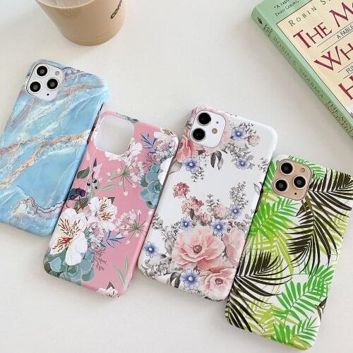 Case for IPhone 11 12 Pro XR X XS Max Hard PC Luxury Cover Coque for IPhone 7 8 Plus 8Plus SE 2020 Protective Funda Accessories