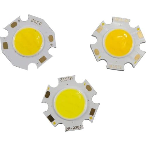 10PCS COB 12W 3W 5W 7W led cob Light Source chip 300mA Side 11MM Spot Lights Chip On Board bulb Ceiling spotlight Lamp LIGHTING