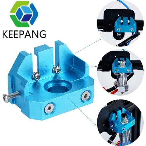 E3D V6 Volcano Compatible Multi-Mount All Metal Mount Fixed Blocks for E3D Hotends for CR10S ENDER-3 ENDER-3 PRO ENDER 5
