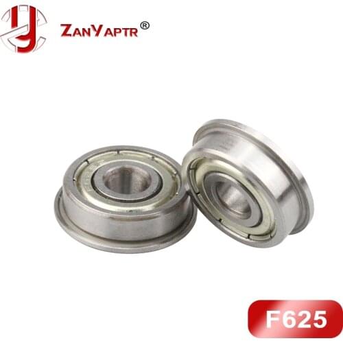F625-2Z F625ZZ F625zz F625 zz Flanged Flange Deep Groove Ball Bearings 5 x 16 x 5mm Free shipping for 3D printer