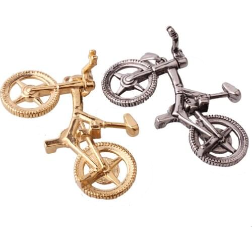 Fitness Stainless Steel Sporty Bike Bicycle Mens Womens New Jewelry Pendant Necklace With Free Box Link Chain 24inch Top Gift